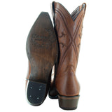 Cheyenne Cowgirl Boots | Women's Snipped Toe Tan Leather Boots (M50041) from Soto Boots