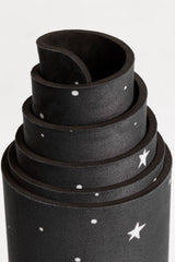 Vegan Suede Yoga Mat - Black Starry from POPFLEX