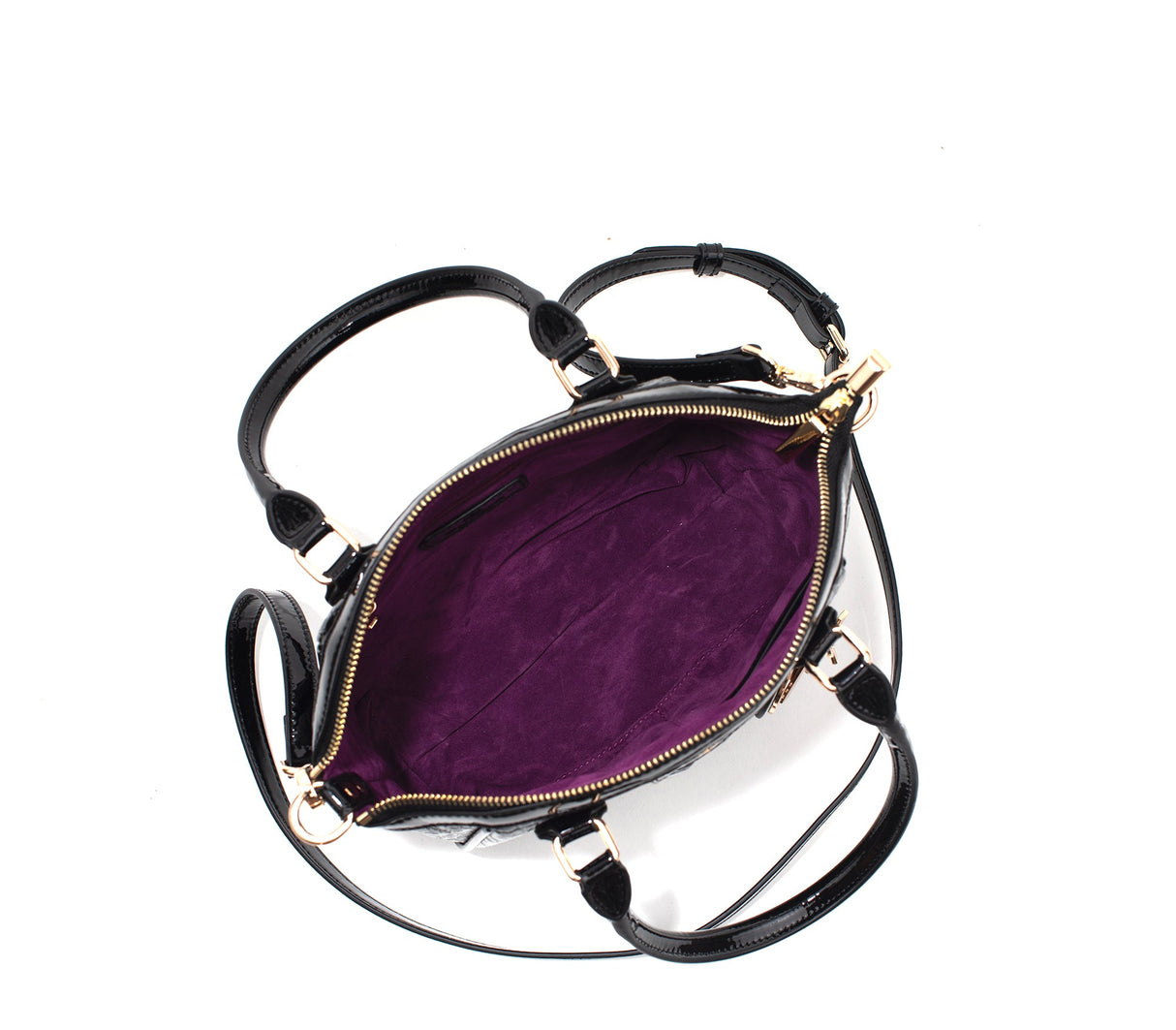 Madison Mini - Black Croc Vegan Bag from Gunas New York