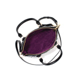 Madison Mini - Black Croc Vegan Bag from Gunas New York
