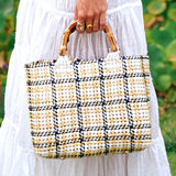 MARCHE Mission Recycled Market Tote Bag from BrunnaCo