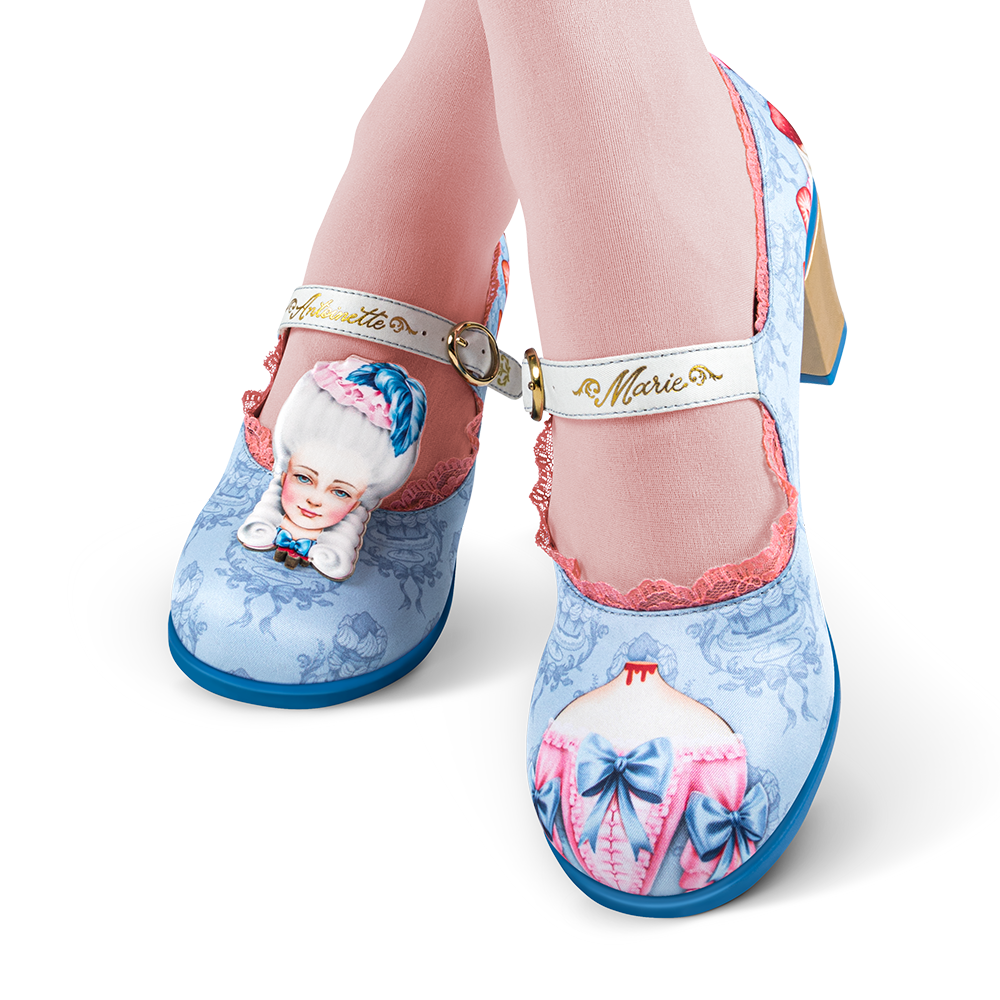 Chocolaticas® Mid Heels Marie Antoinette 3 Women's Mary Jane Pump From Hot Chocolate Design