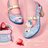 Chocolaticas® Mid Heels Marie Antoinette 3 Women's Mary Jane Pump From Hot Chocolate Design