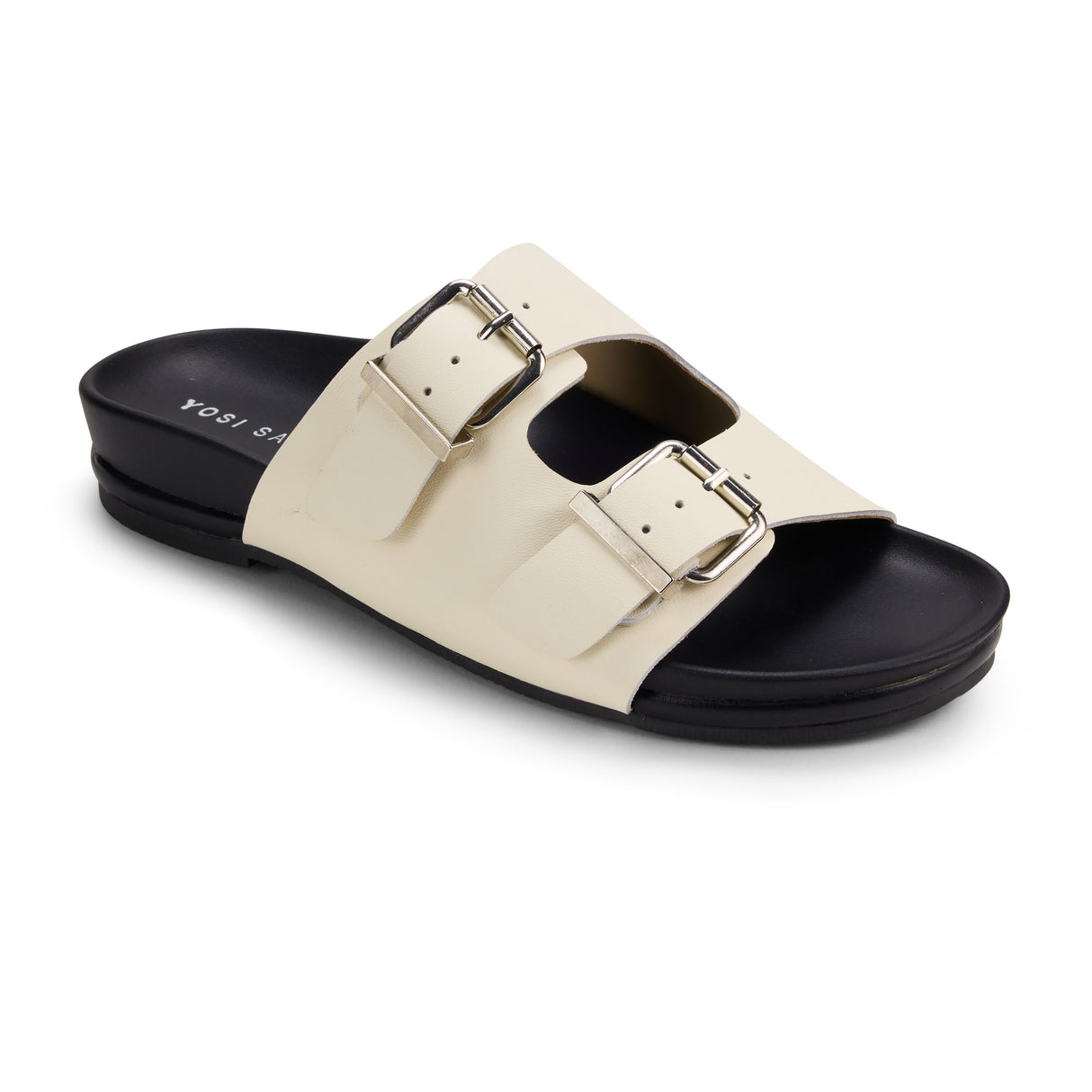 Maya Footbed Sandal in Bone Leather from Yosi Samra