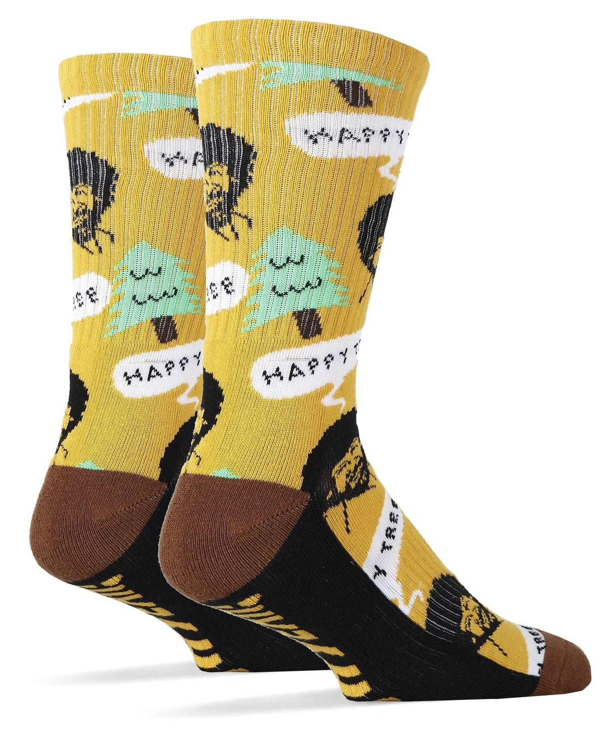 Bob Ross Happy Tree Socks from Oooh Yeah! Socks