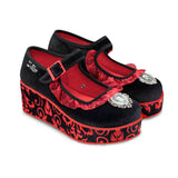 Chocolaticas® Memento Mori Women's Mary Jane Platform From Hot Chocolate Design