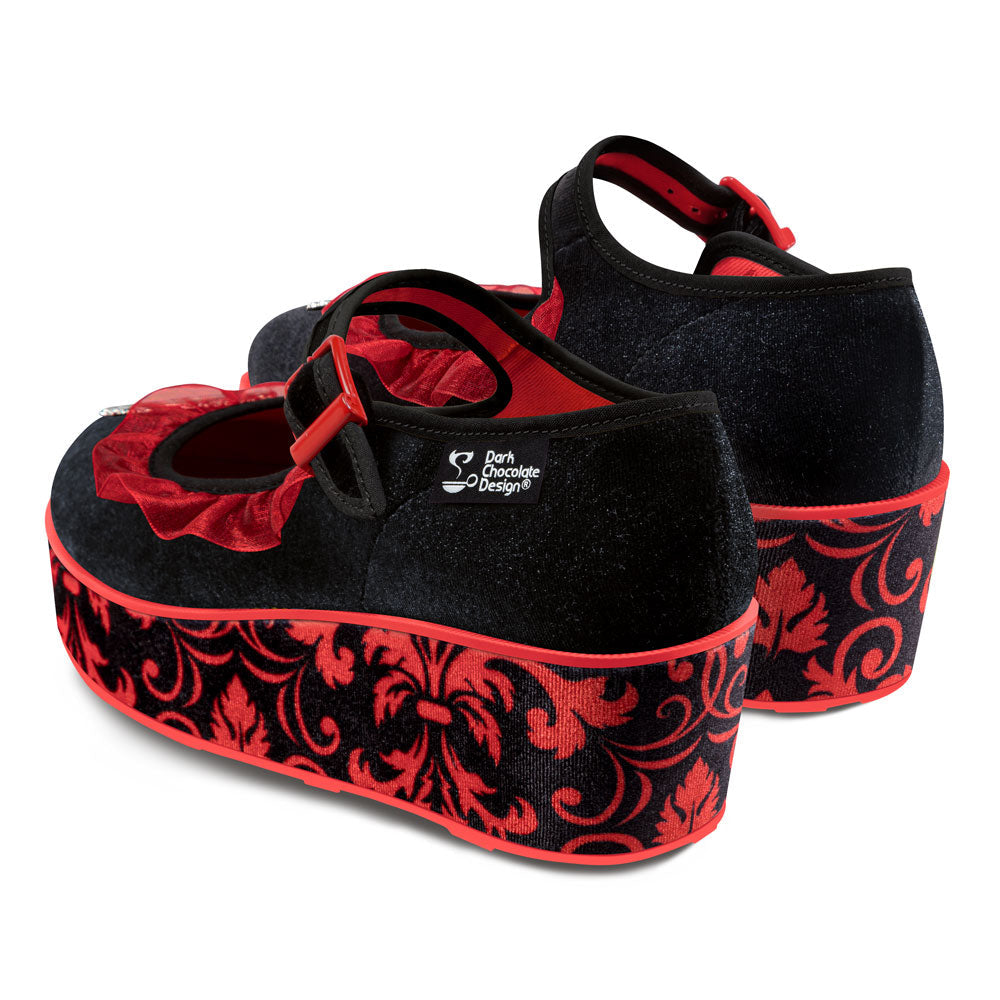 Chocolaticas® Memento Mori Women's Mary Jane Platform From Hot Chocolate Design
