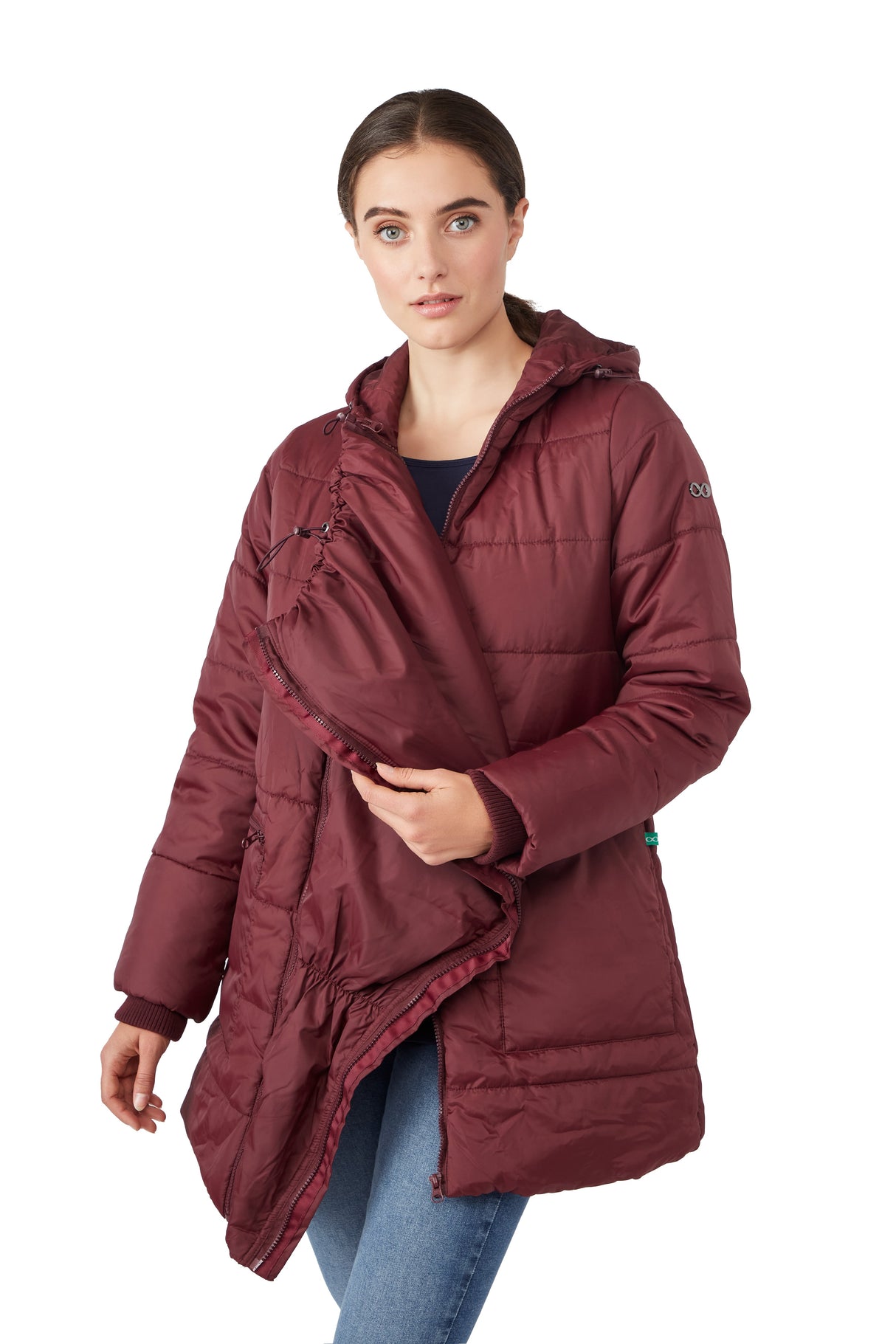 Gianna 3 in 1 Maternity Hybrid Puffer Jacket from Moderneternity