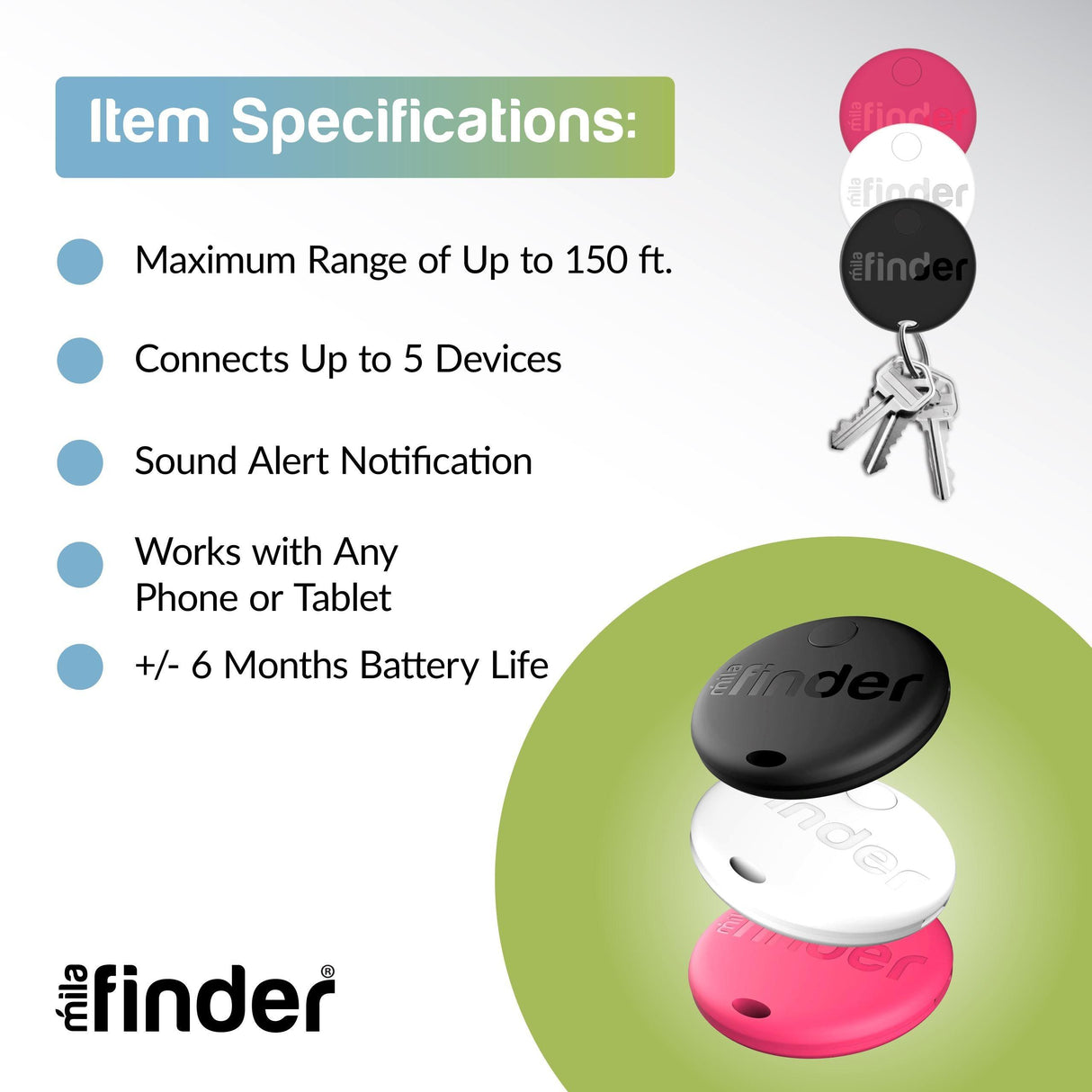 Mila Finder - 24 pack from Mila Lifestyle Accessories