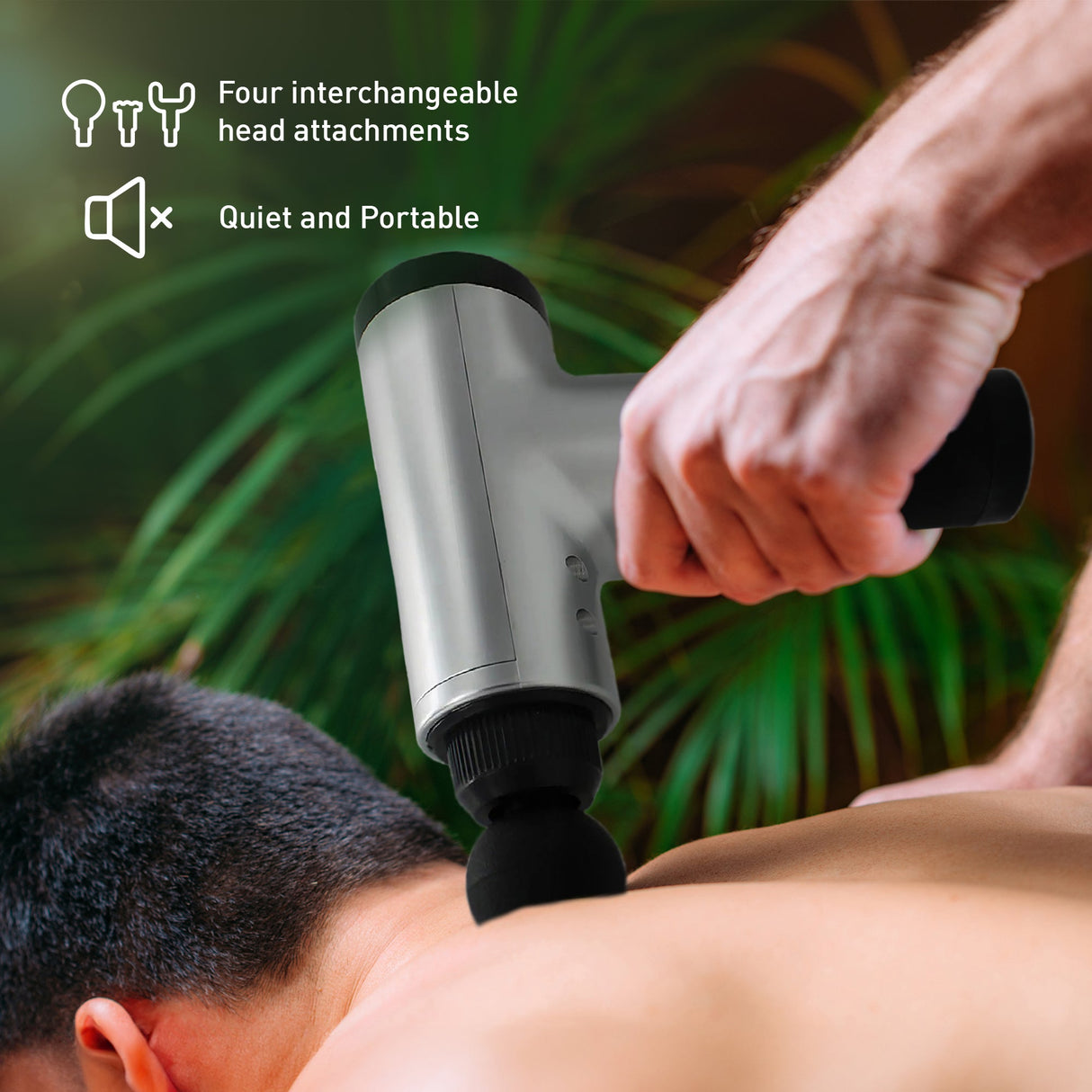 Ultimate Muscle Recovery & Pain Relief Bundle: 6 Speed Massage Gun & Electric Heating Pad from Pursonic