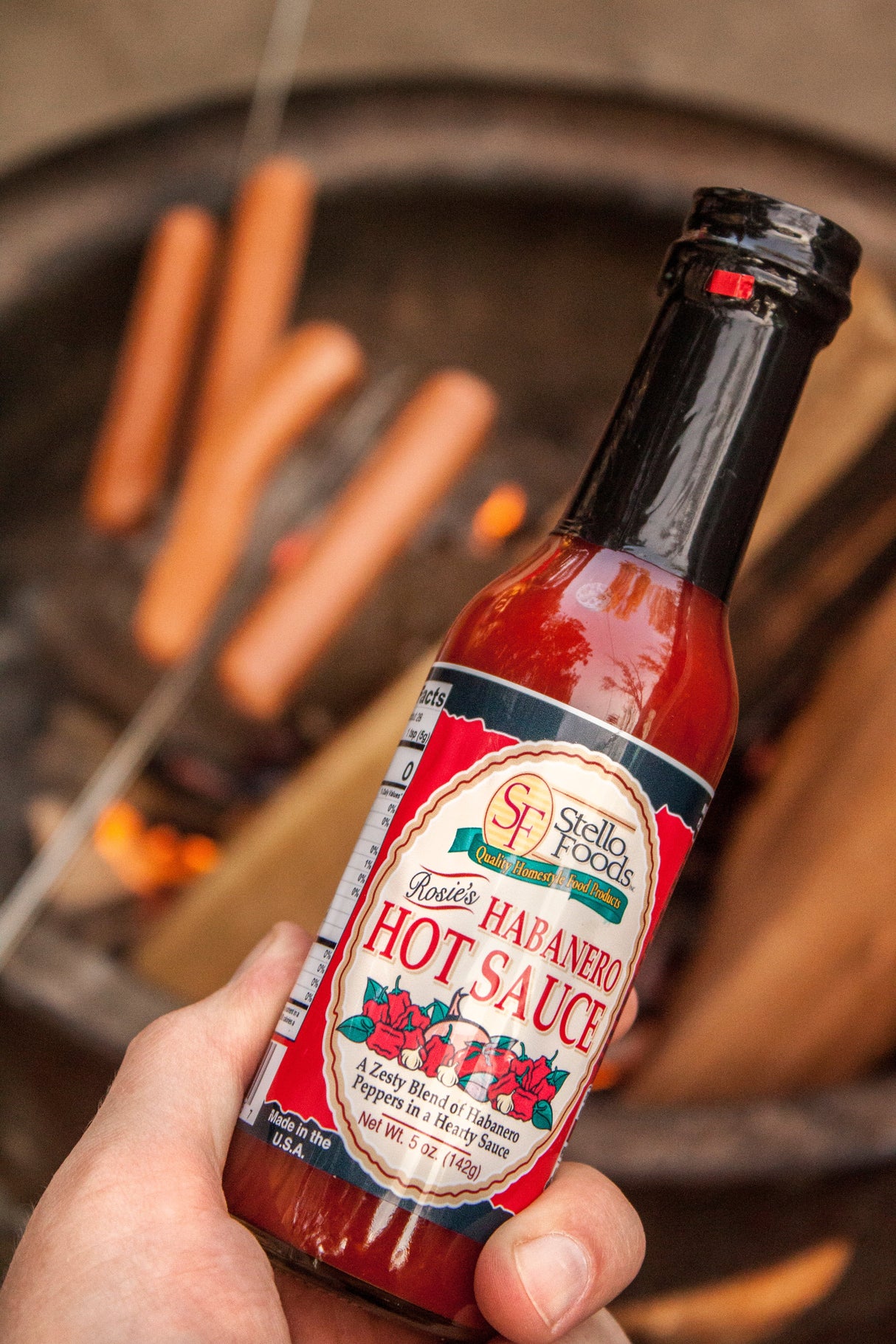 Stello Foods - Rosie's Habanero Hot Sauce 6 oz From Stello Foods