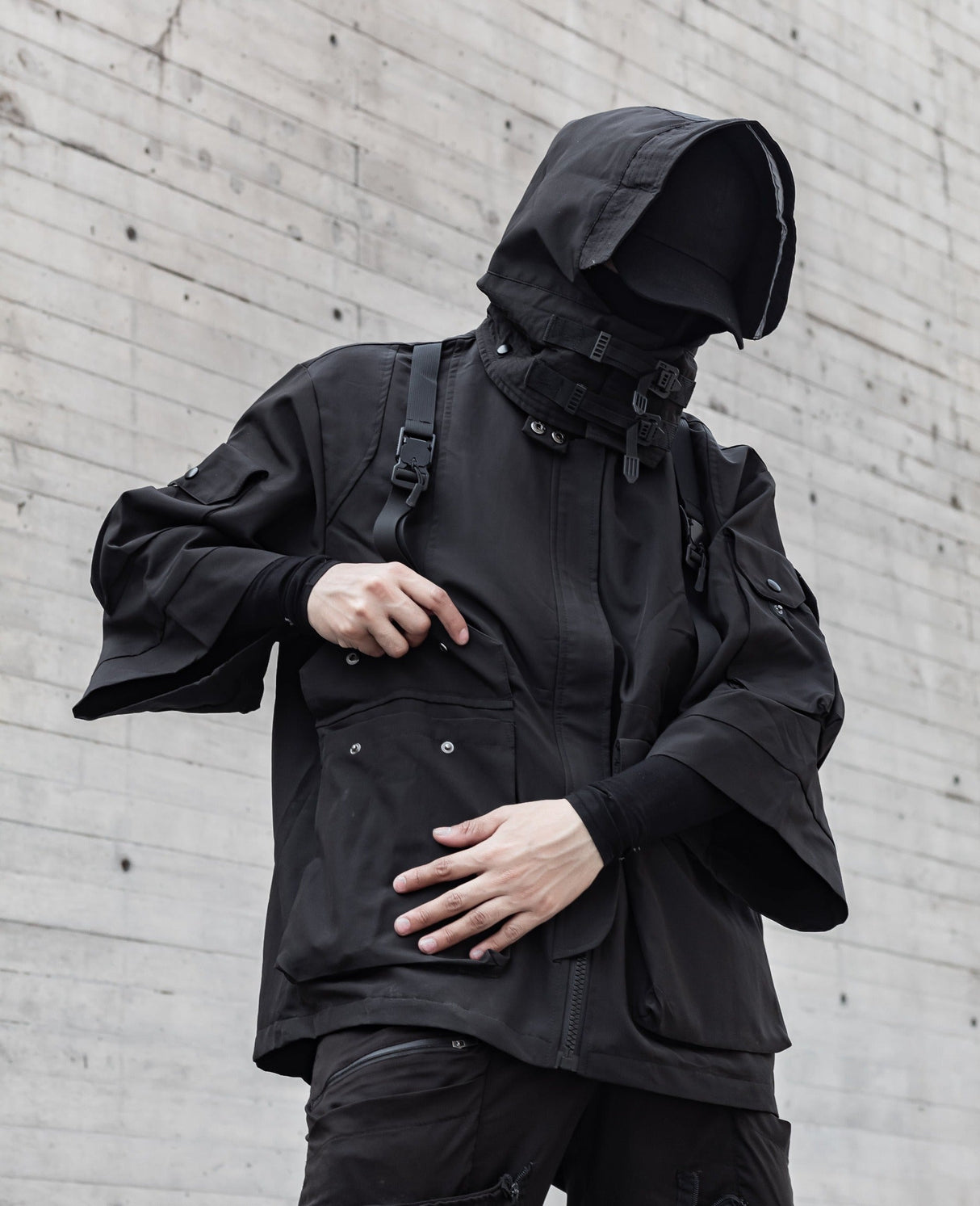 IBJ169 Paratrooper Short Sleeves Jacket from Niepce Inc