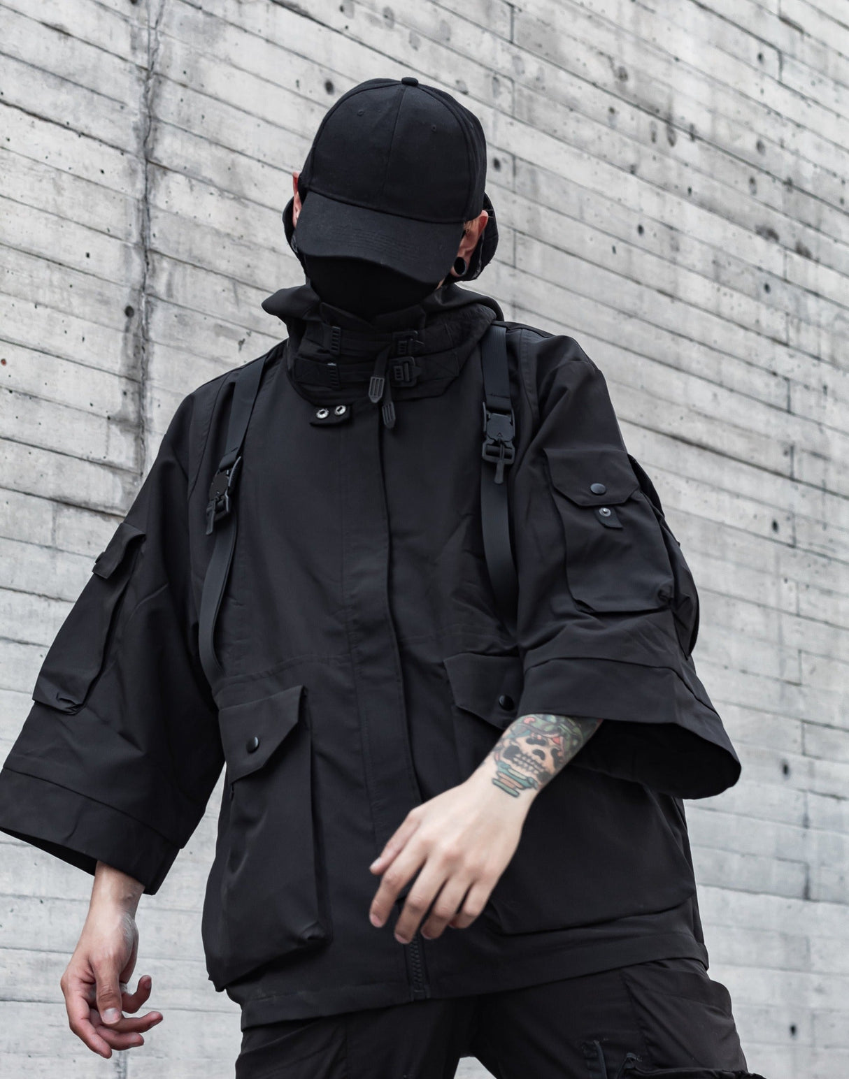 IBJ169 Paratrooper Short Sleeves Jacket from Niepce Inc