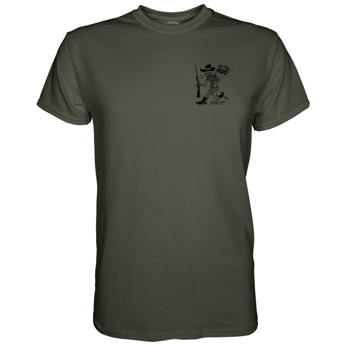 Hell Yeah Brother Cowboy Men's T-Shirt From Combat Iron Apparel
