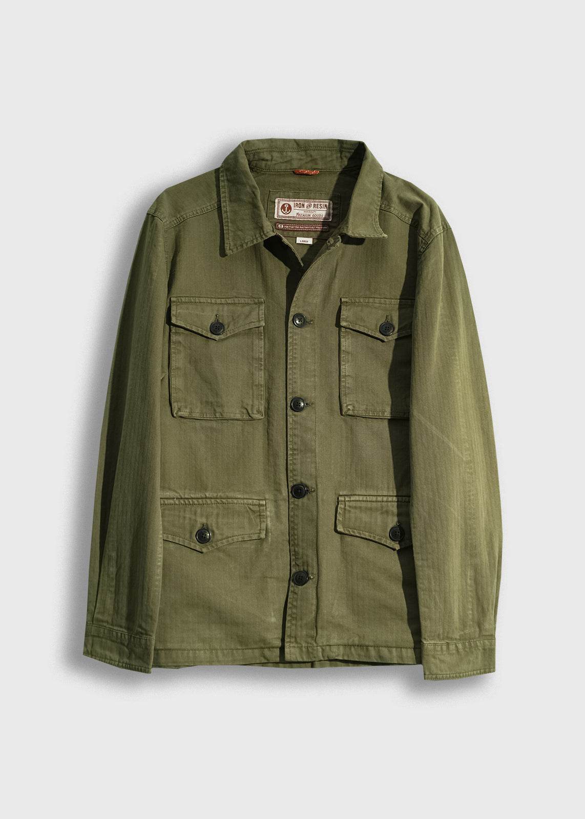 Herringbone Military Jacket from Iron & Resin