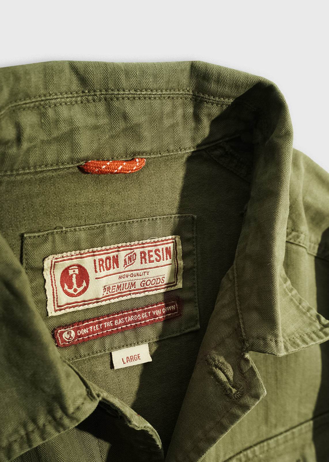 Herringbone Military Jacket from Iron & Resin