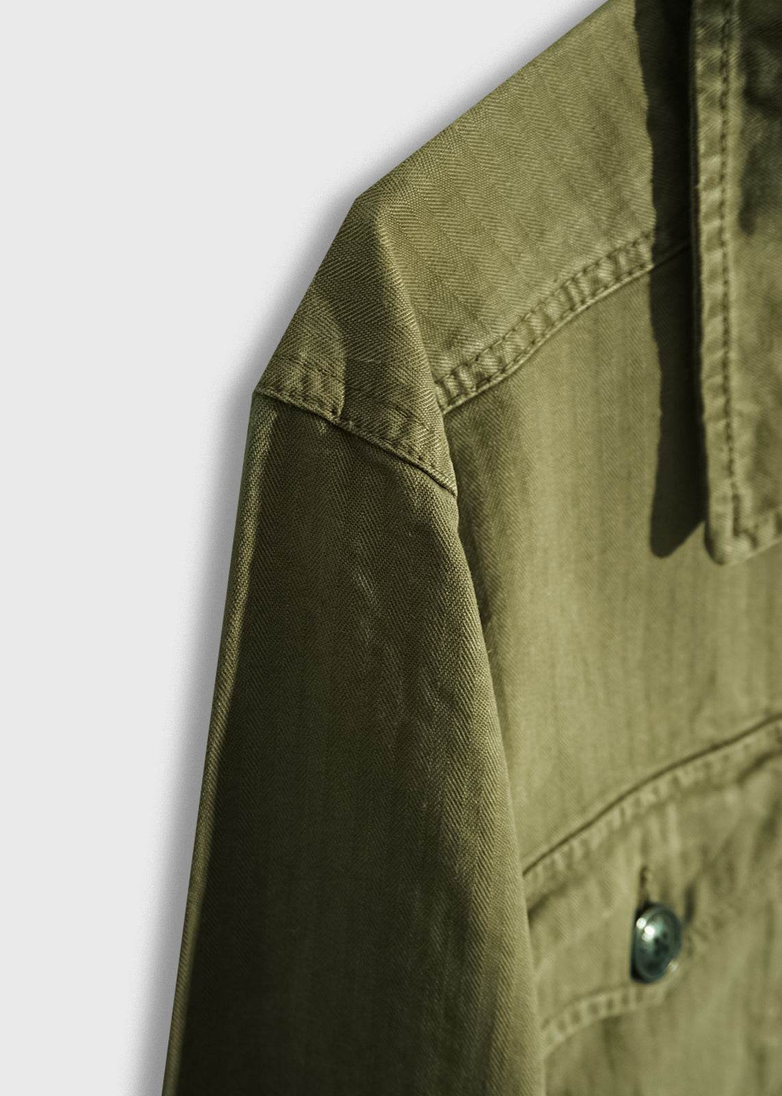 Herringbone Military Jacket from Iron & Resin