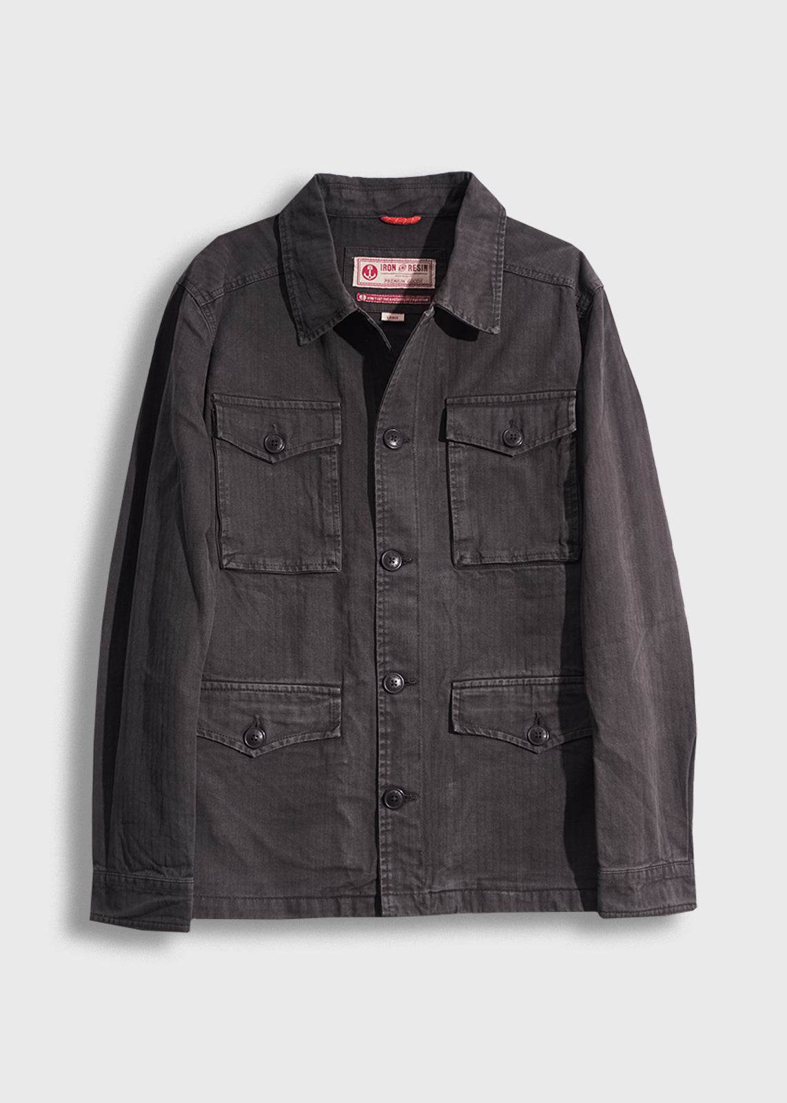 Herringbone Military Jacket from Iron & Resin