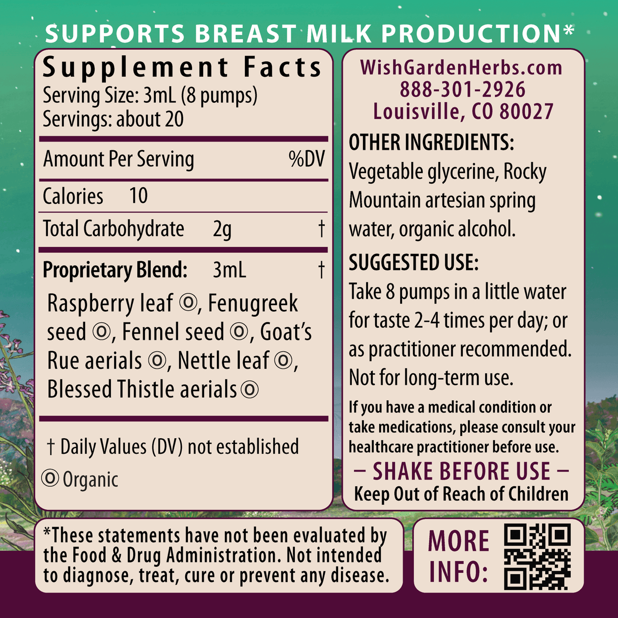 Milk Rich Supply Booster from WishGarden Herbs