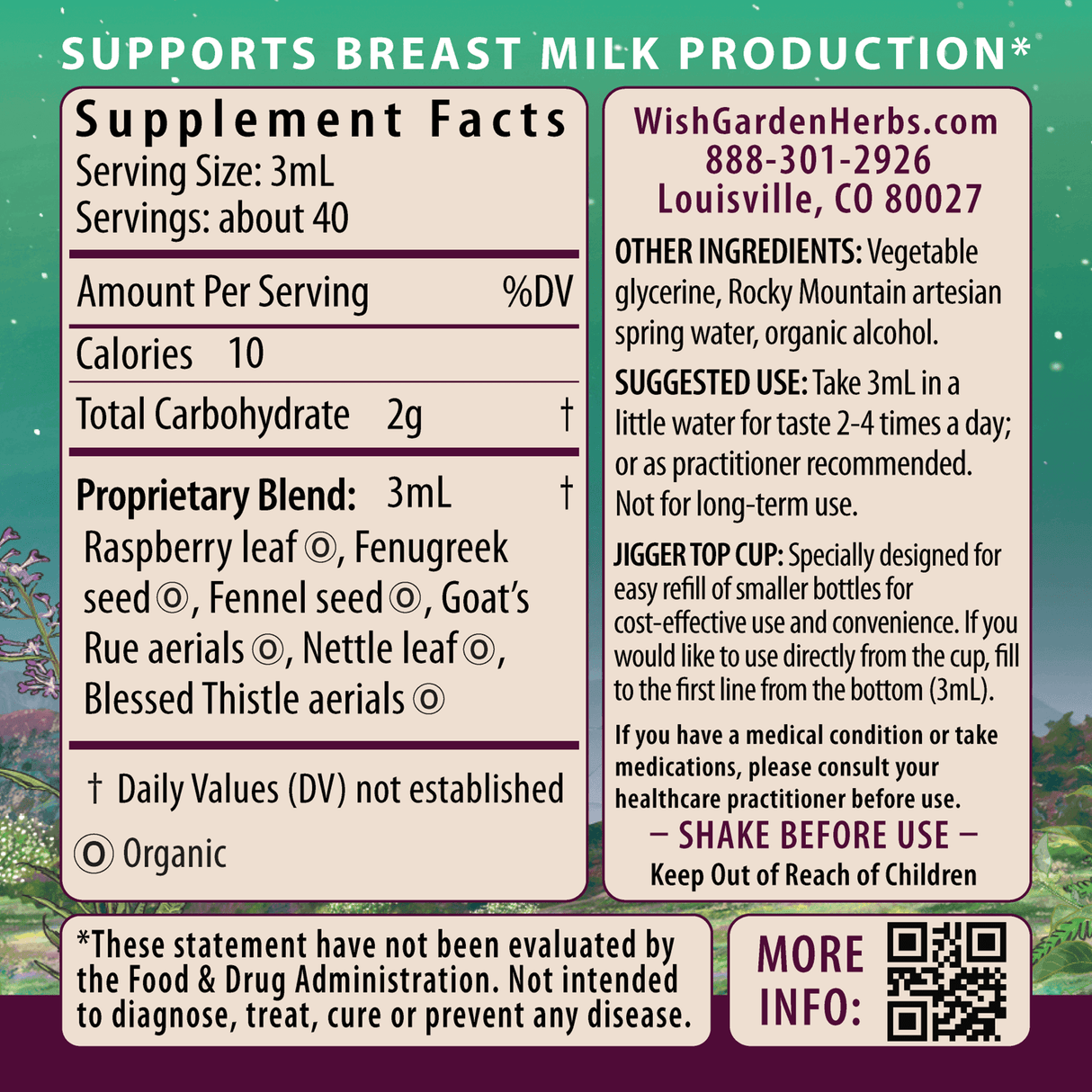 Milk Rich Supply Booster from WishGarden Herbs