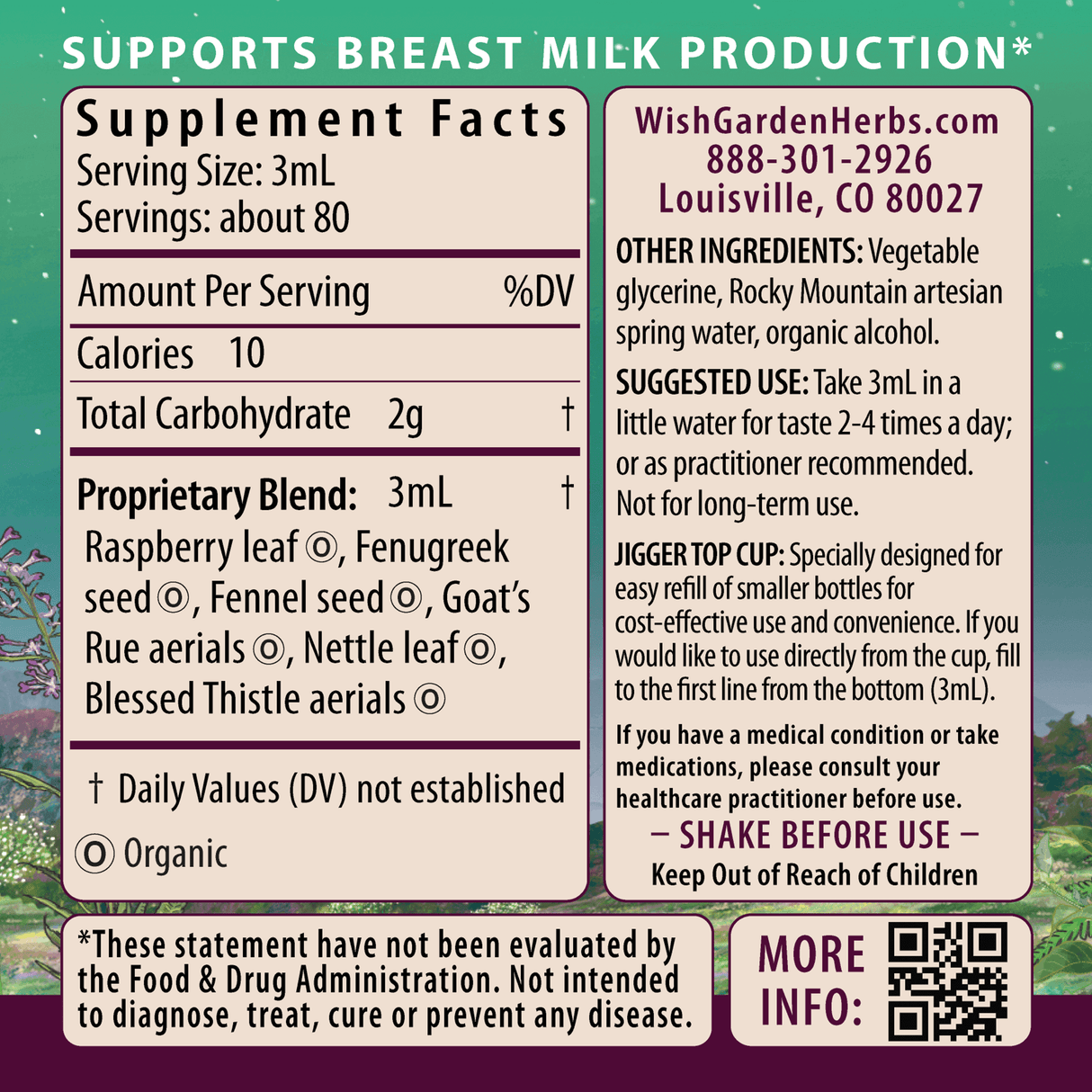 Milk Rich Supply Booster from WishGarden Herbs