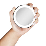 Lighted Compact Mirror with Magnification & Suction Cup from Zadro