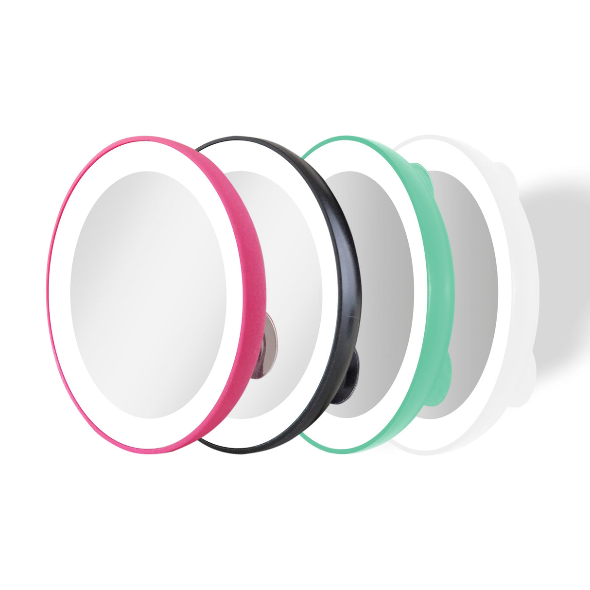 Lighted Compact Mirror with Magnification & Suction Cup from Zadro