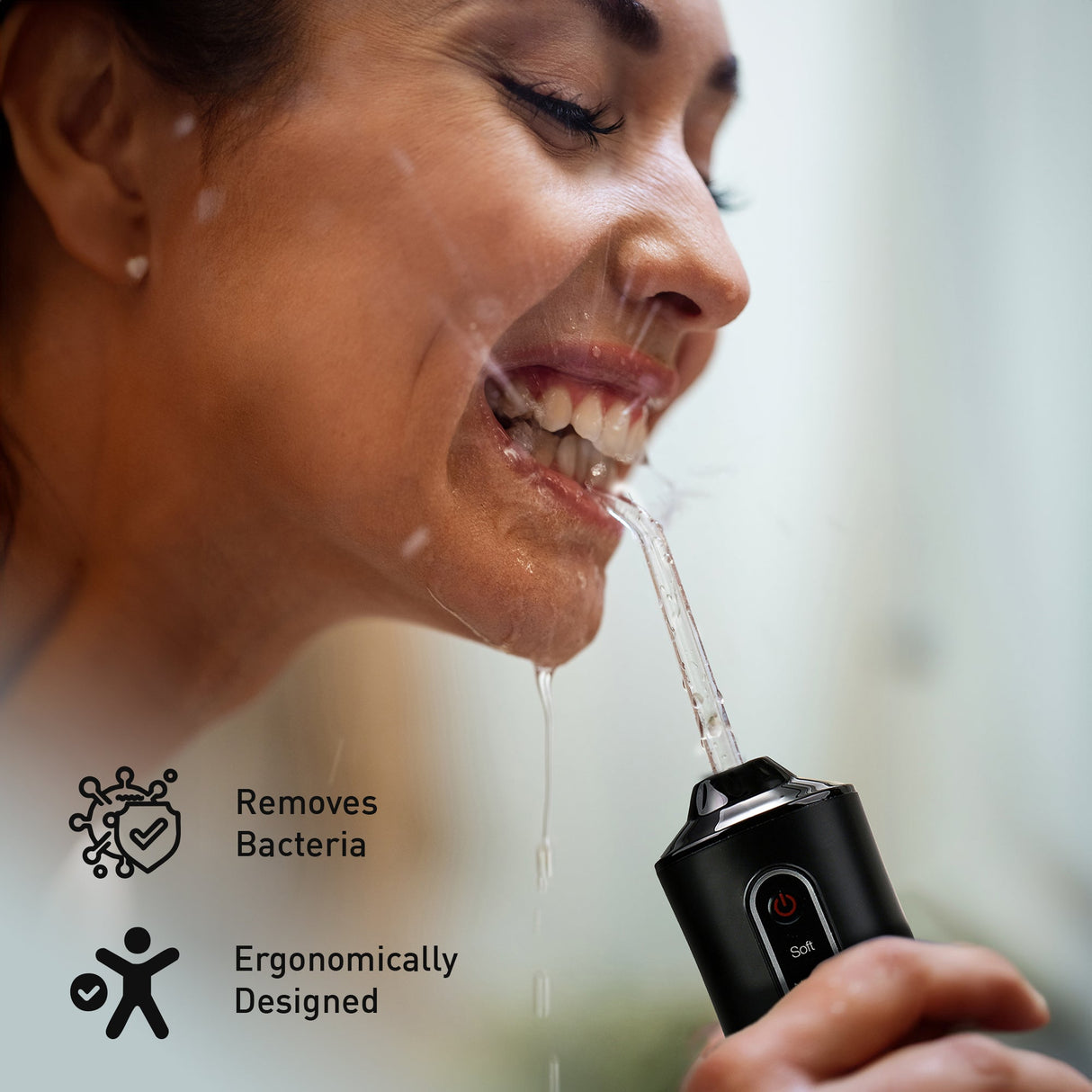 Mario Lopez USB Rechargeable Electric Toothbrush & USB Water Flosser from Pursonic