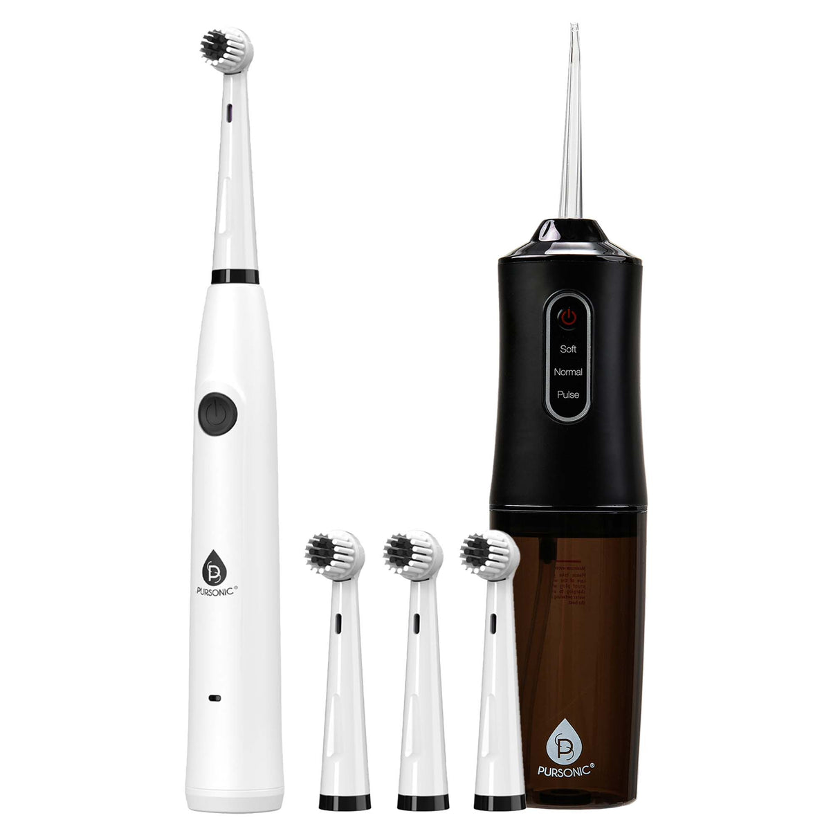 Mario Lopez USB Rechargeable Electric Toothbrush & USB Water Flosser from Pursonic