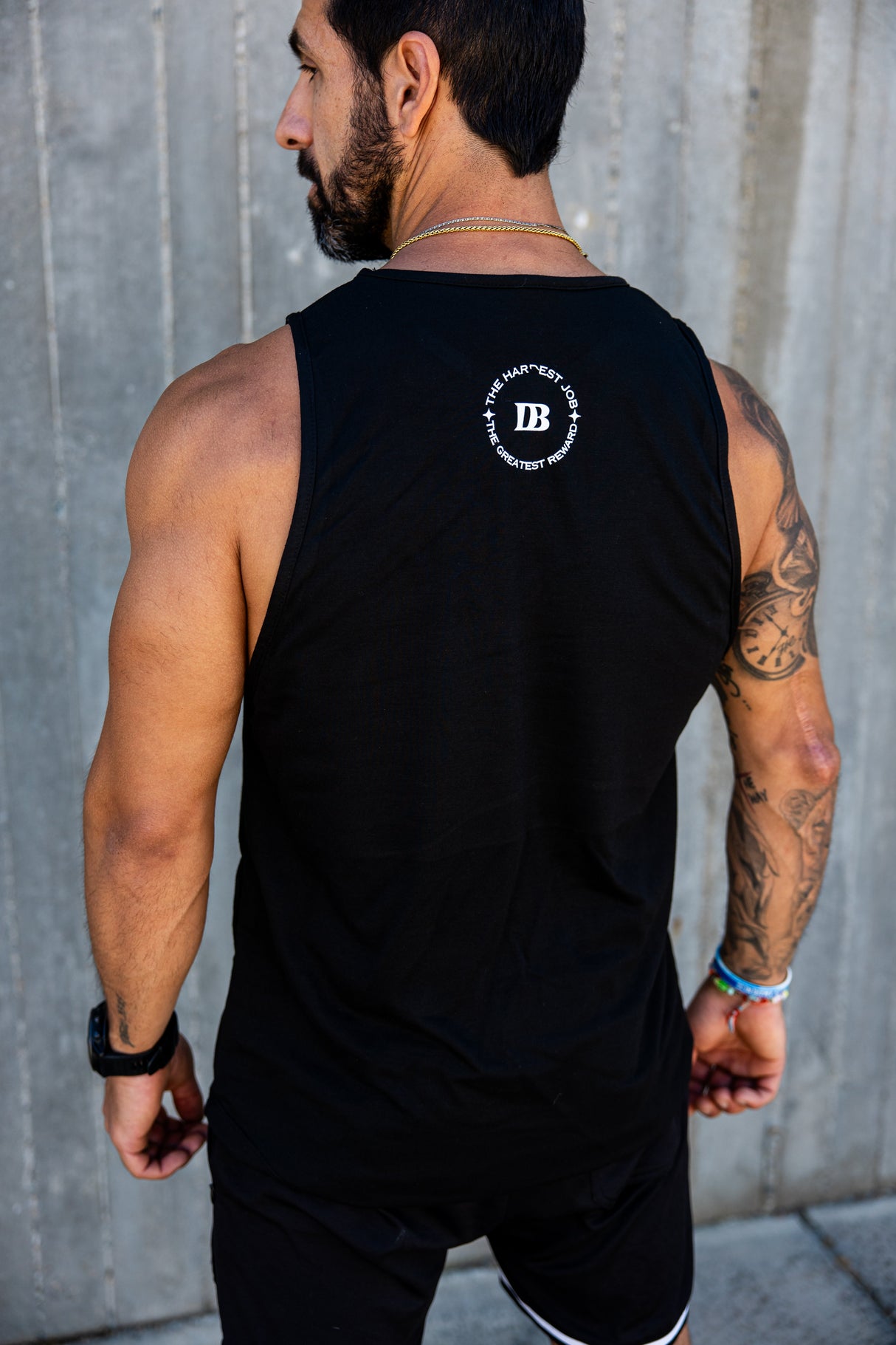 Hardest Job Cut Off Tank From DadBod Apparel