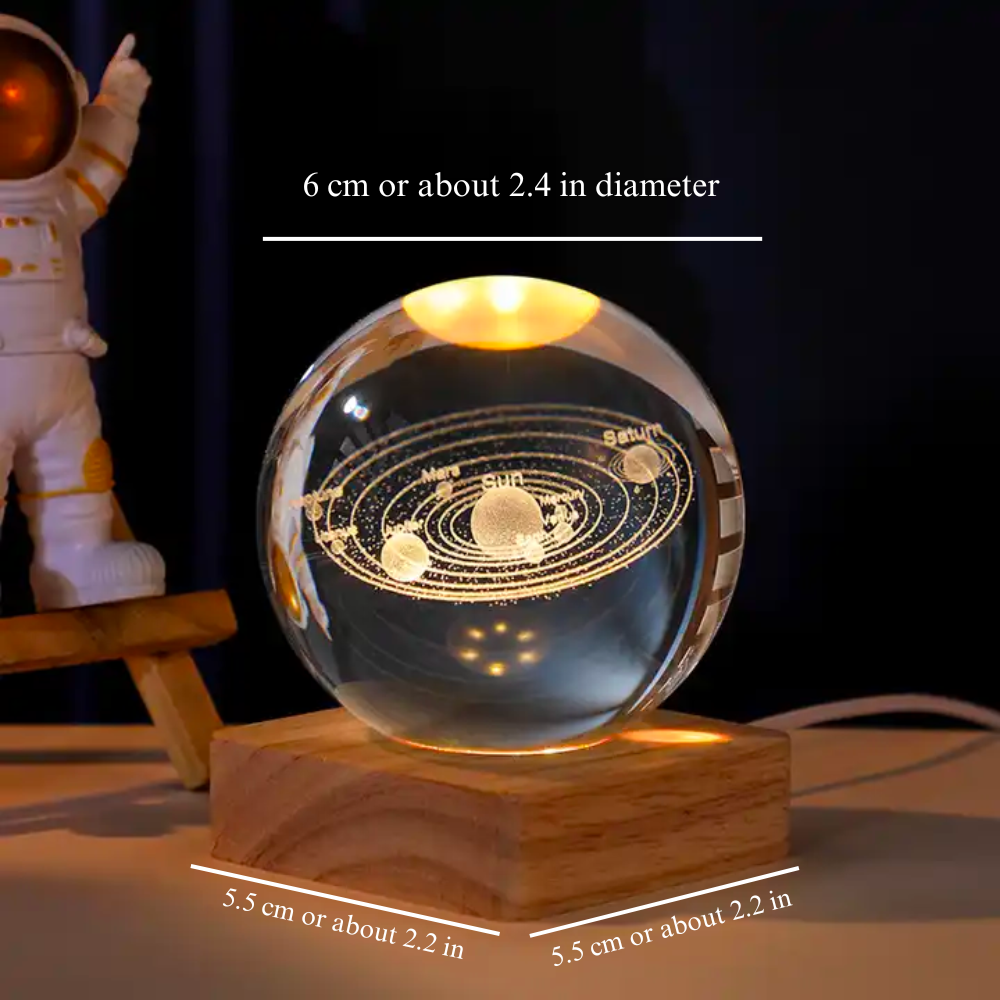 Crystal Ball Night Light from Moderny