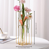 Metal Tube Flower Vase from Moderny