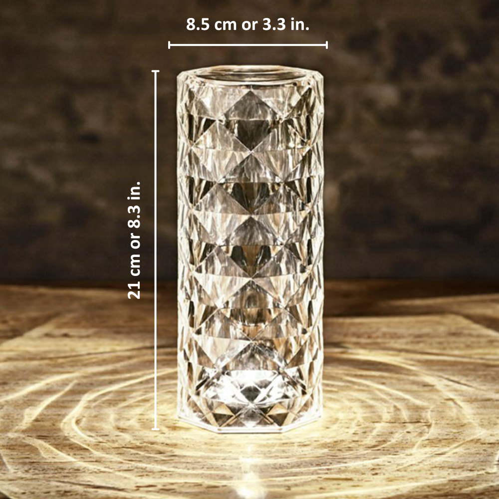 Rose Crystal Lamp from Moderny