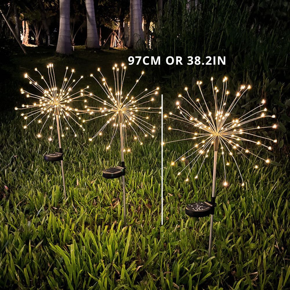 Waterproof Solar Firework Lamp from Moderny
