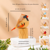 Miniature Bird Figurines from Moderny