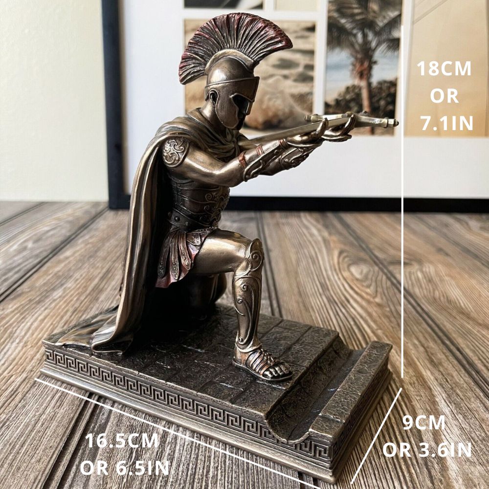 Greek Hoplite Warrior Statue from Moderny