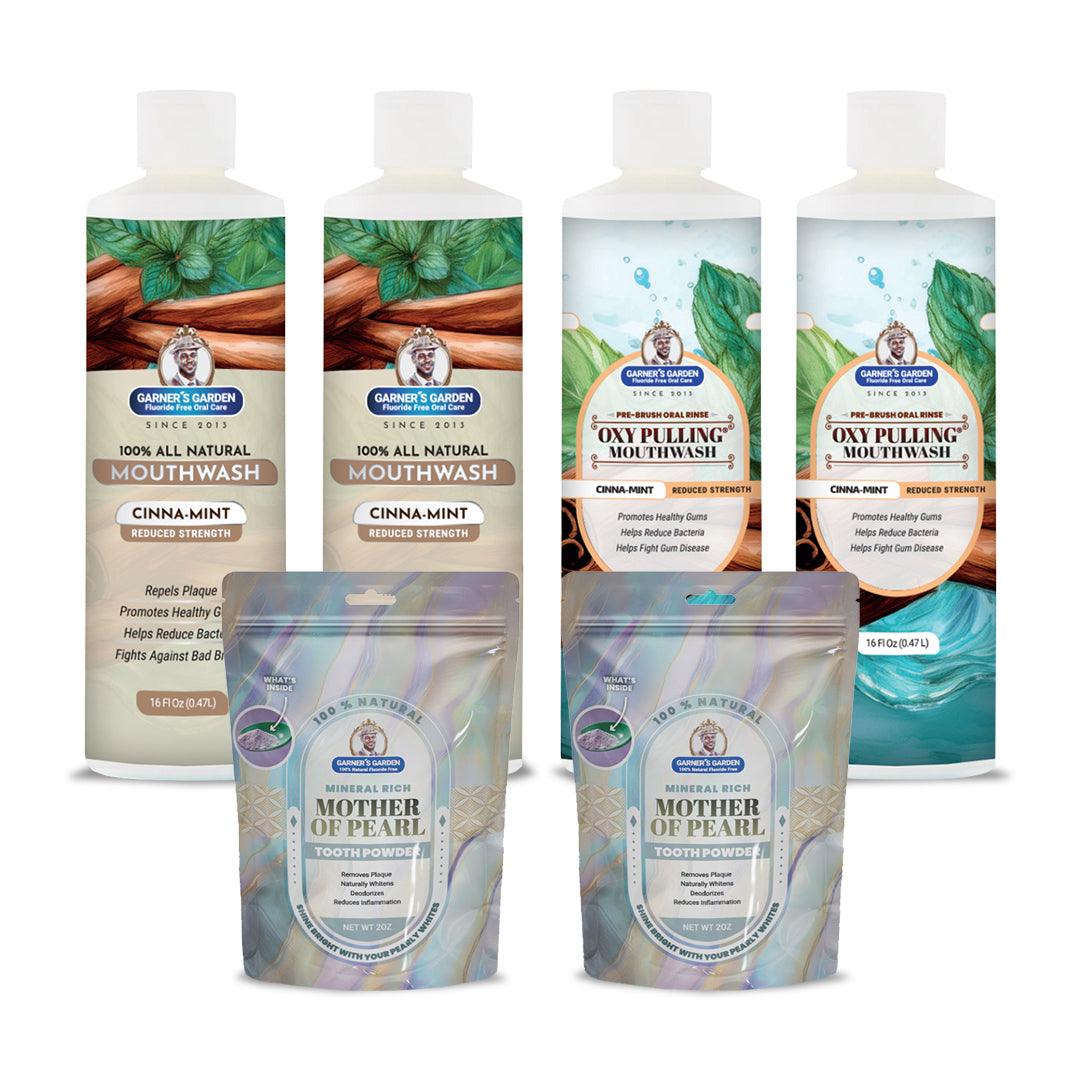 2 Pack Oral Care Package | Trio | H2O2 | Fluoride Free from Garner's Garden