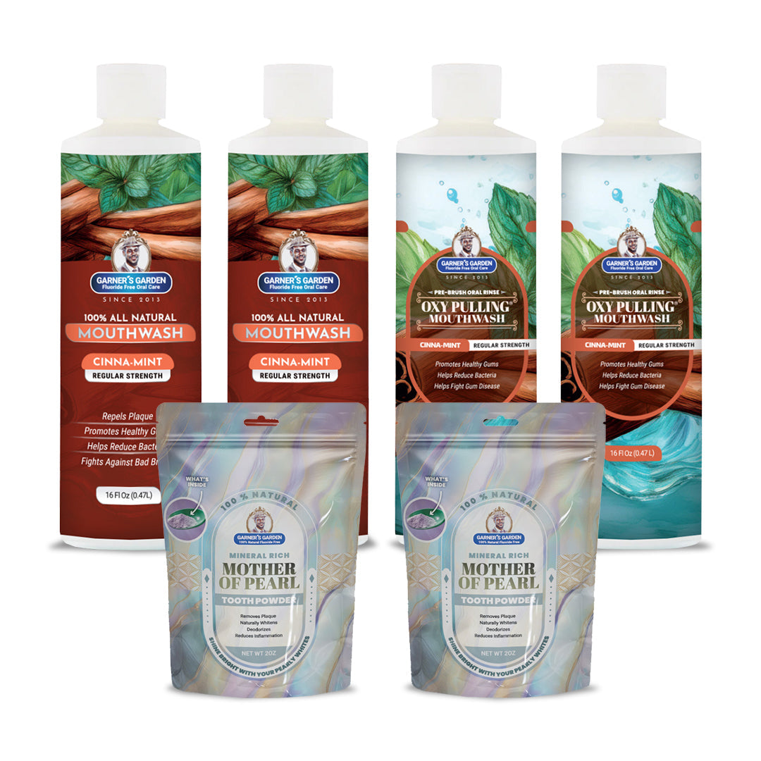 2 Pack Oral Care Package | Trio | H2O2 | Fluoride Free from Garner's Garden