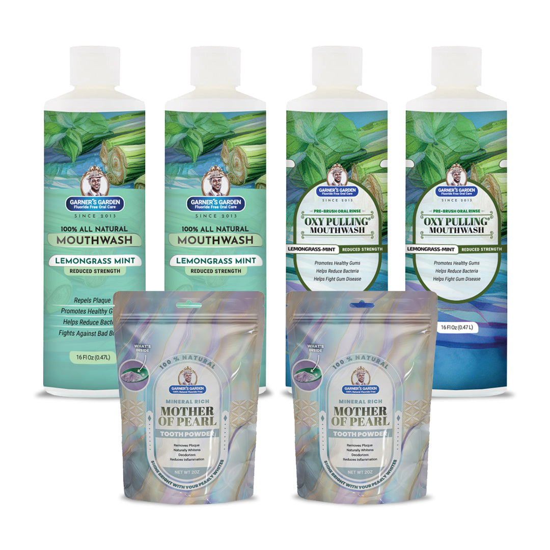 2 Pack Oral Care Package | Trio | H2O2 | Fluoride Free from Garner's Garden