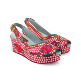 Chocolaticas® Mosaic Garden Women's Sandal From Hot Chocolate Design