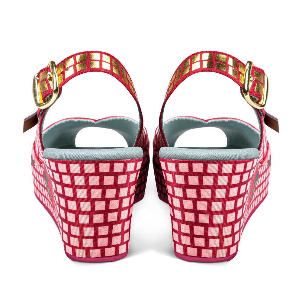 Chocolaticas® Mosaic Garden Women's Sandal From Hot Chocolate Design