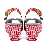 Chocolaticas® Mosaic Garden Women's Sandal From Hot Chocolate Design