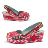 Chocolaticas® Mosaic Garden Women's Sandal From Hot Chocolate Design