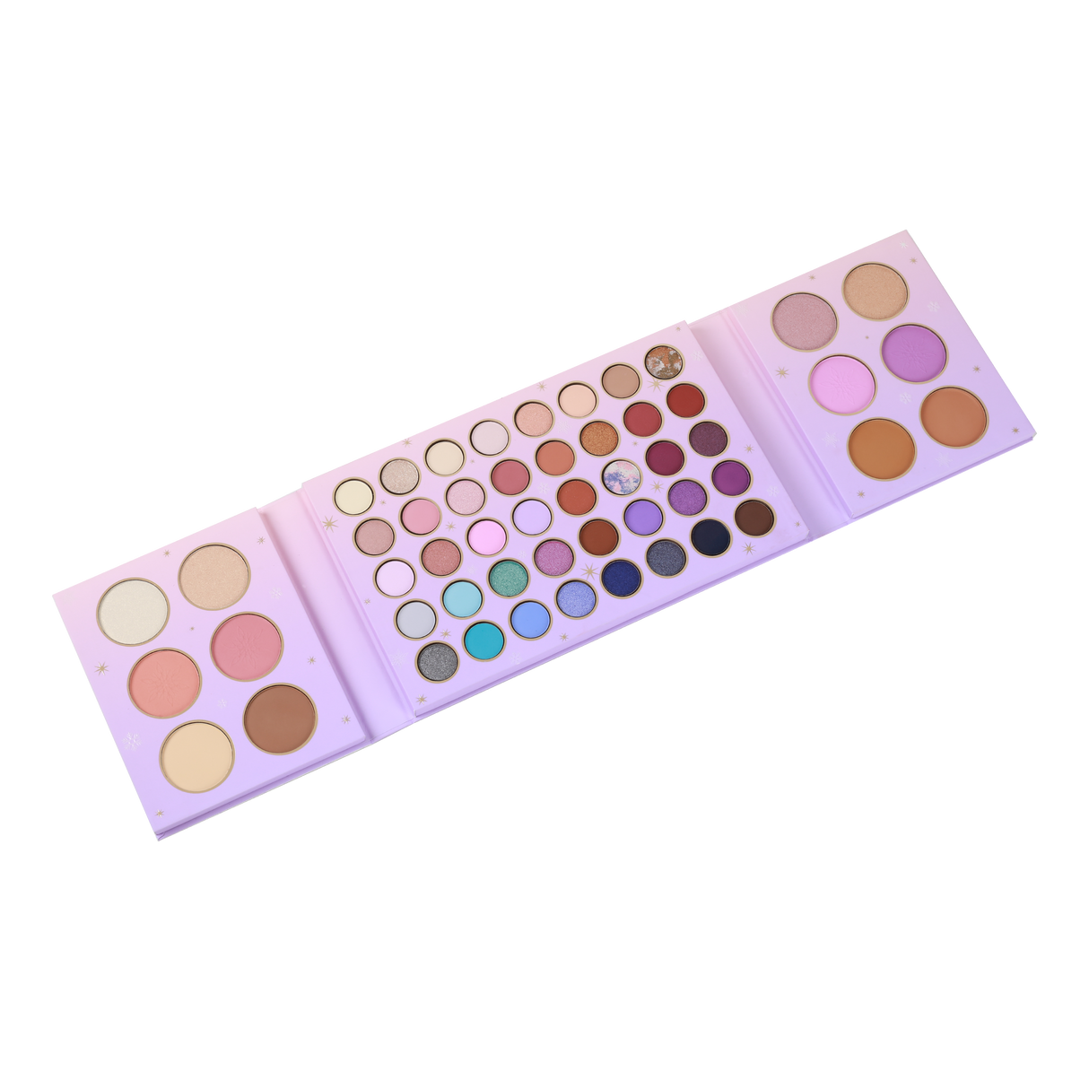 Frosted Snow Sparkle | 52 Shade Face & Eye Palette from Profusion Cosmetics