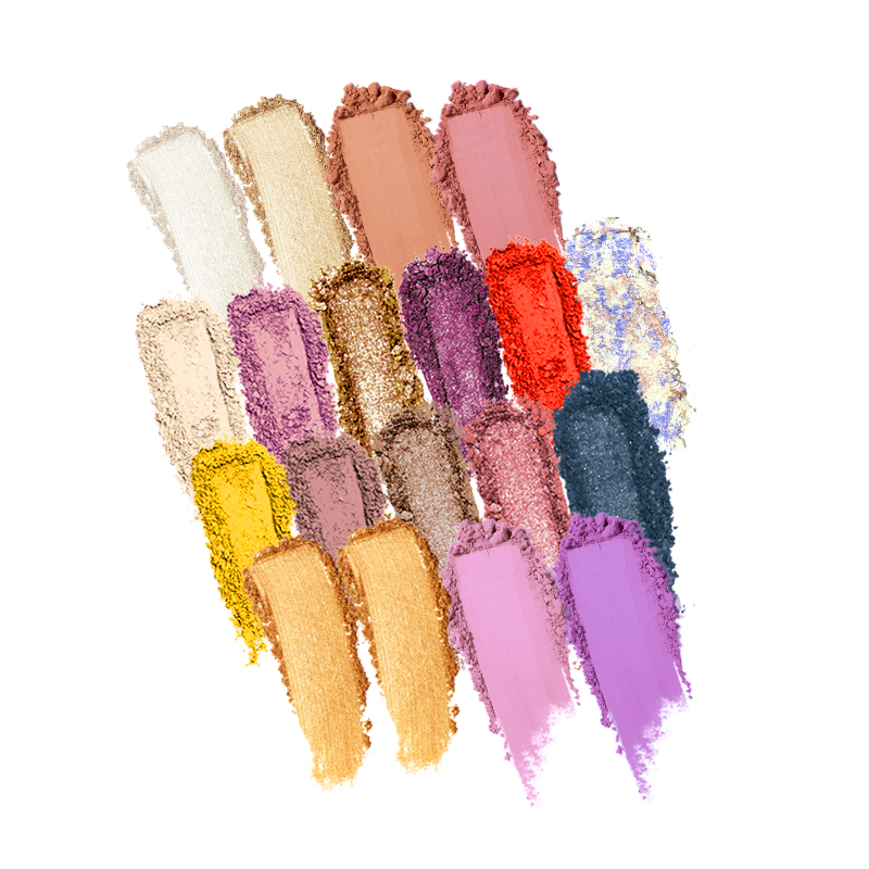Frosted Snow Sparkle | 52 Shade Face & Eye Palette from Profusion Cosmetics