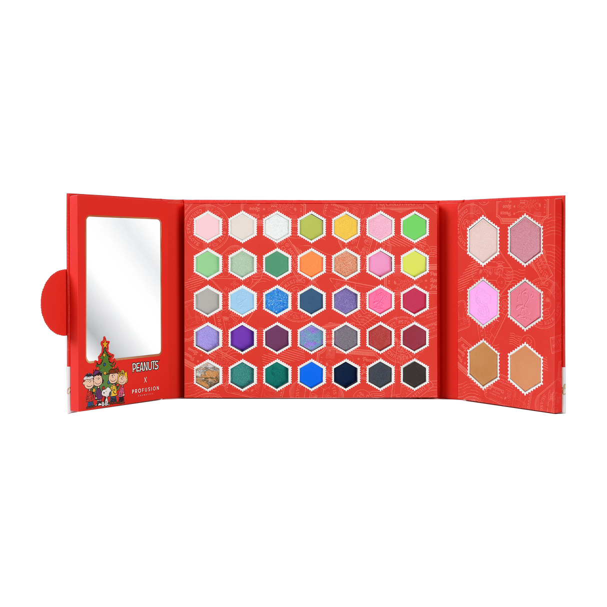 Peanuts Holiday | Snoopy's Starlit Holiday 41 Shade Face & Eye Palette from Profusion Cosmetics