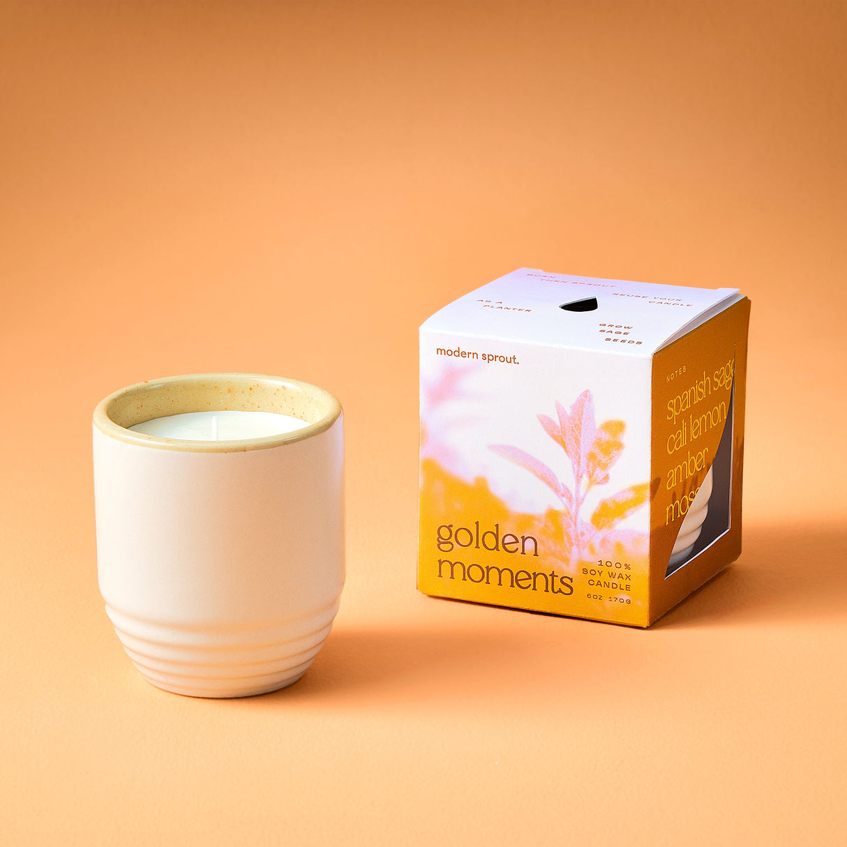 Garden Vibes Candle/Planter 2-in-1 from Modern Sprout