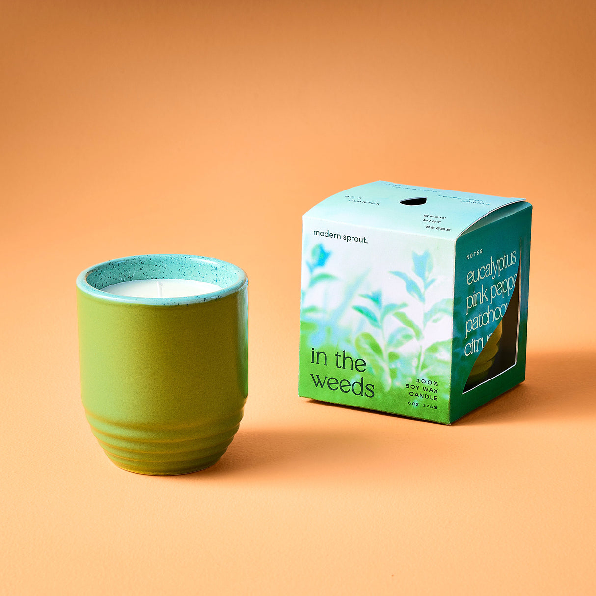 Garden Vibes Candle/Planter 2-in-1 from Modern Sprout