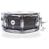 Deluxe Snare Drum by GRIFFIN - 14" x 5.5" Poplar Wood Shell with Zebra PVC Glossy Finish from GeekStands