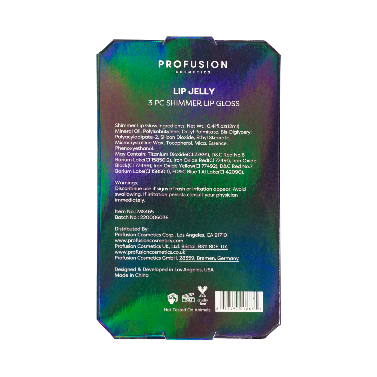Sea Witch 3 PC Shimmer Lip Gloss from Profusion Cosmetics